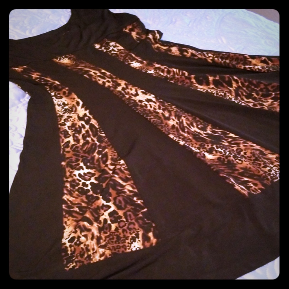 Summer leopard dress